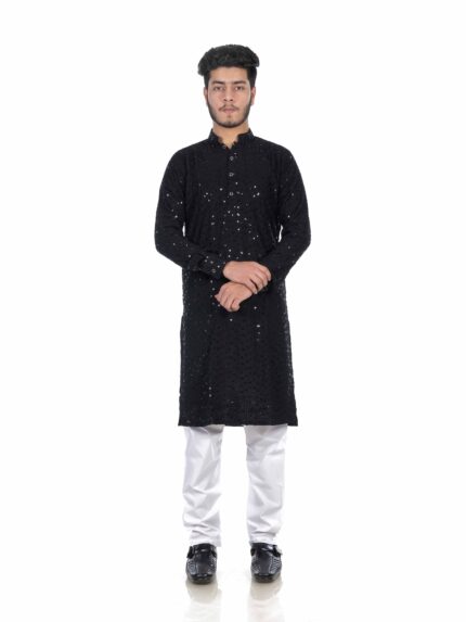 Sequence Kurta Payjama rayon fabric